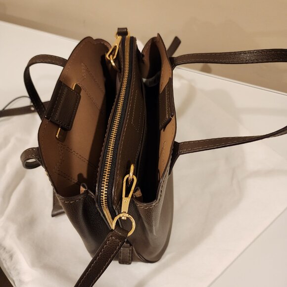 Excellent!! MARC JACOBS| Brown Leather Handheld Crossbody bag - Picture 8 of 11